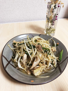 鶏肉ともやしのポン酢炒め-レシピのメイン写真