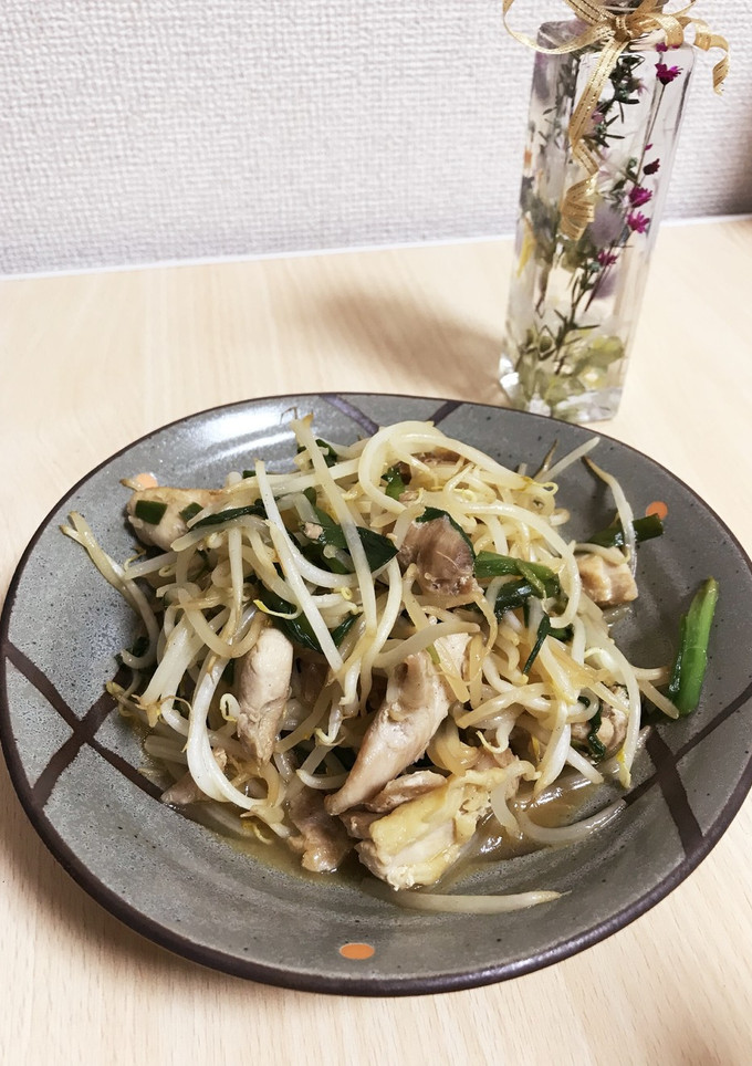 鶏肉ともやしのポン酢炒め-レシピのメイン写真