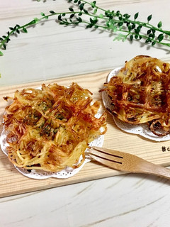 カリポリ食感のスパゲティワッフル-レシピのメイン写真