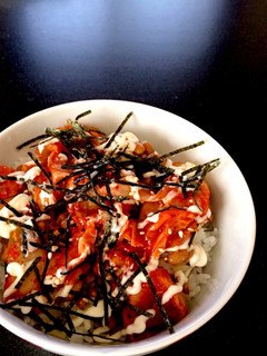 ビールの後に…マヨキム納豆丼!-レシピのメイン写真