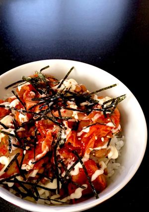 ビールの後に…マヨキム納豆丼！-レシピのメイン写真
