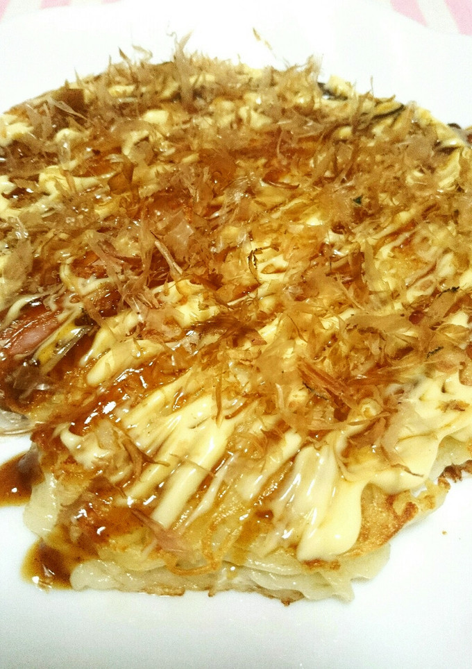 そうめんのお好み焼き風-レシピのメイン写真