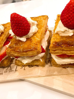 いちごミルフィーユ-レシピのメイン写真