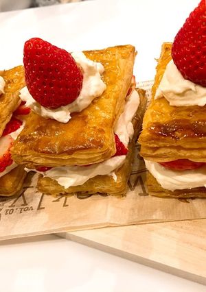 いちごミルフィーユ-レシピのメイン写真