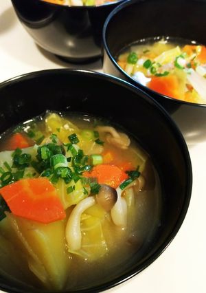 野菜たっぷり洋風味噌汁-レシピのメイン写真