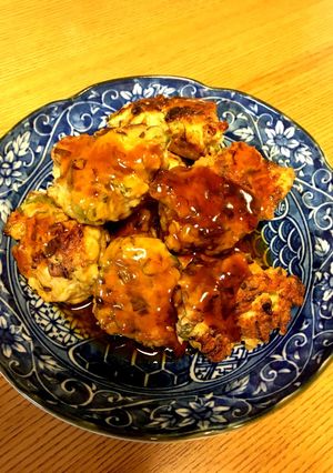 鶏胸肉でふわふわ 照り焼きつくね-レシピのメイン写真