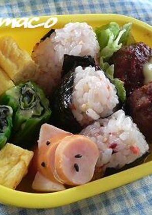 ちょま弁26.絶品ハンバーグ弁当 幼稚園-レシピのメイン写真
