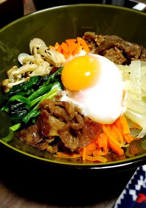 家にある野菜で！簡単ビビンバ-レシピのメイン写真