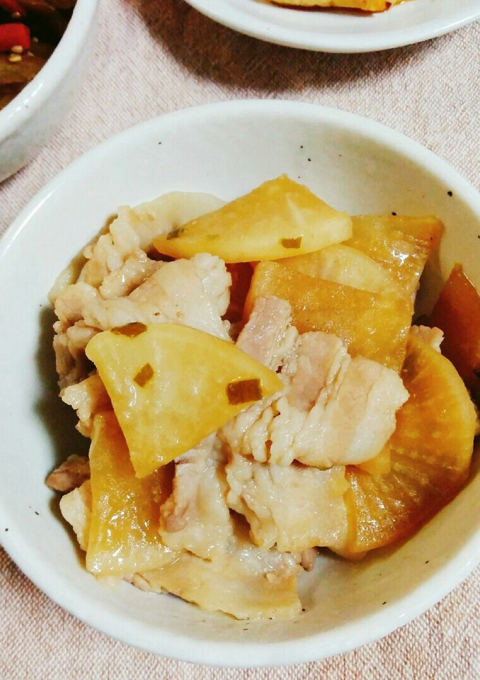 簡単♪豚肉と大根のポン酢炒め-レシピのメイン写真