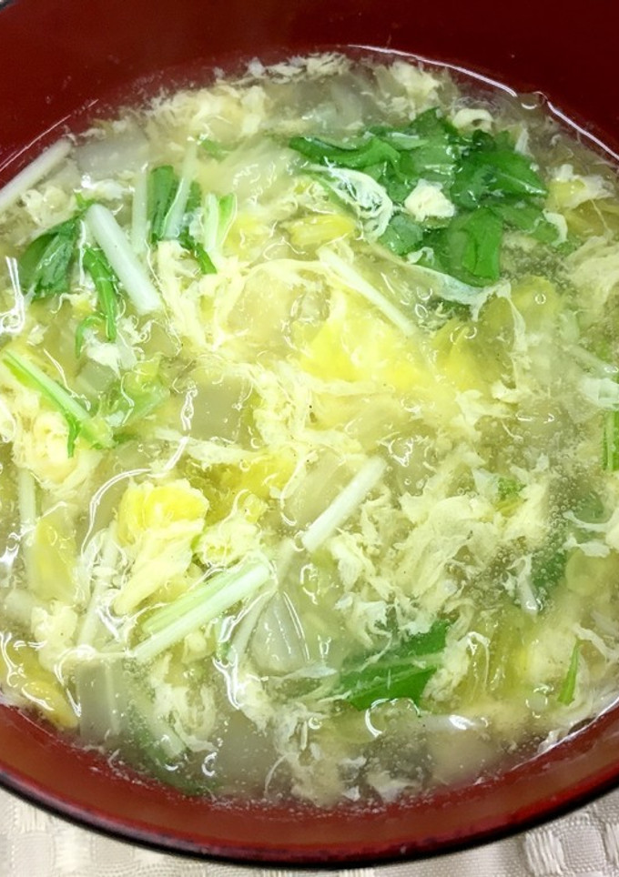 白菜のとろとろスープ〈やよい会〉-レシピのメイン写真