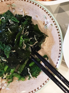 わさび菜とワカメのサラダ-レシピのメイン写真