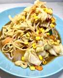 包丁要らずで簡単★町中華風汁だく焼きそば