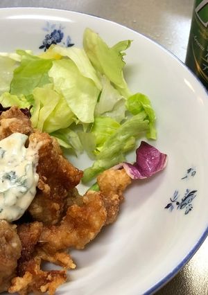 ビールが進む…からあげ梅しそマヨネーズ！-レシピのメイン写真
