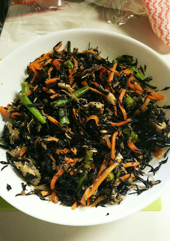 サバ缶とひじきの炒め物-レシピのメイン写真
