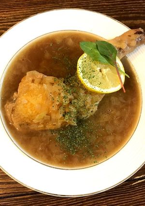 熱々♡チキンレッグのオニオンスープ-レシピのメイン写真