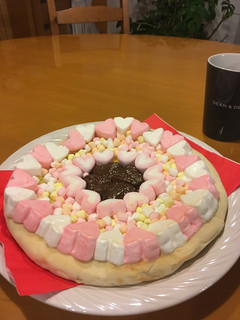 バレンタイン♡マシュマロピザ♡-レシピのメイン写真