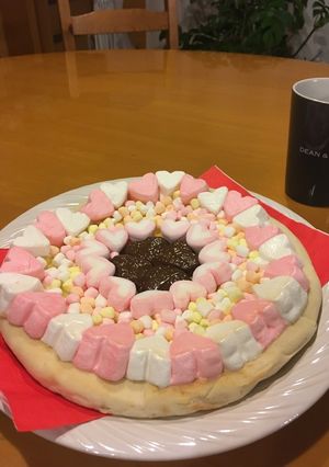 バレンタイン♡マシュマロピザ♡-レシピのメイン写真