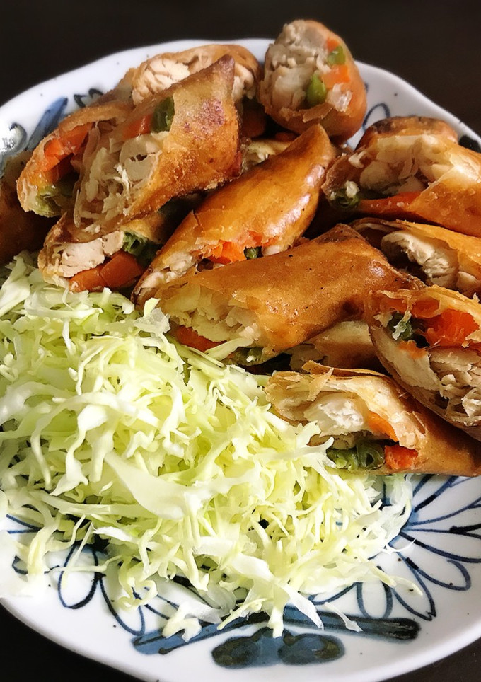 ササミと野菜の変わり春巻き-レシピのメイン写真
