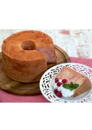 いちごのマーブルシフォンケーキ-レシピのメイン写真