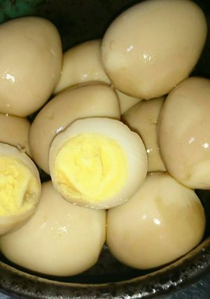 家のお手軽…味付けたまごd(*¯︶¯*)-レシピのメイン写真