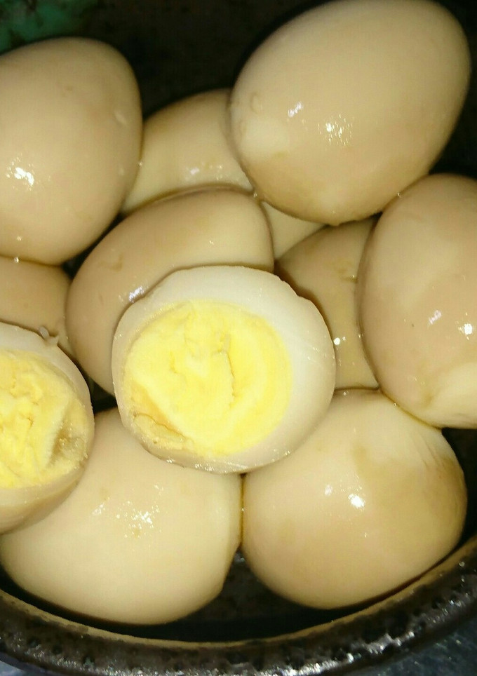 家のお手軽…味付けたまごd(*¯︶¯*)-レシピのメイン写真