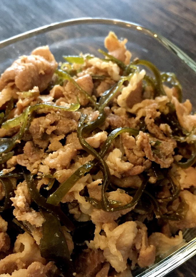 昆布と豚肉の"ご飯に合う煮物"-レシピのメイン写真