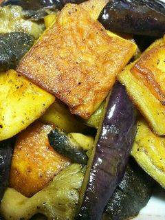 はんぺんとナスと茸のバタカレー炒め-レシピのメイン写真