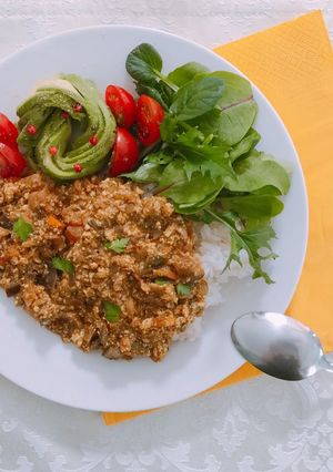 豆腐と鯖缶の野菜たっぷりドライカレー-レシピのメイン写真