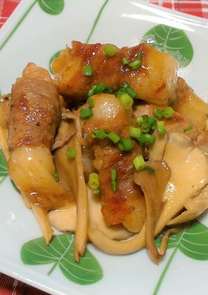 お餅を救済！照り焼き風！お餅の肉巻き！-レシピのメイン写真