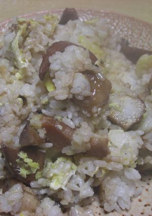 里芋の煮っころがしの残りで♪炒飯-レシピのメイン写真