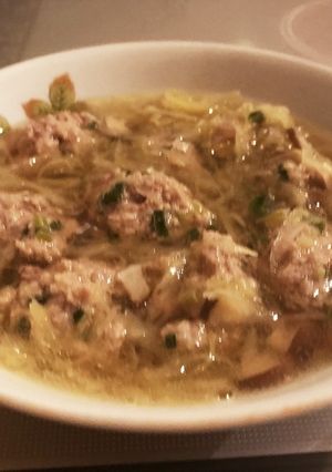 肉団子とキャベツのスープ-レシピのメイン写真