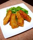 簡単！揚げない☆銀鮭の唐揚げ#卵衣