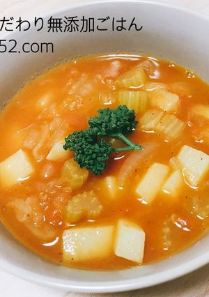 トマト缶なし！簡単ミネストローネ-レシピのメイン写真