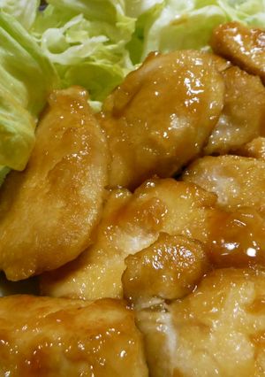 給食大人気♪鶏肉のレモン煮♪揚げない-レシピのメイン写真