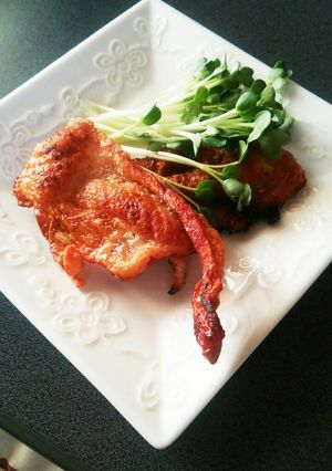 パリッパリ!鶏皮のおせんべい?-レシピのメイン写真