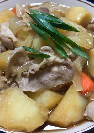 俺流！今から間に合う味染み豚バラ肉じゃが-レシピのメイン写真