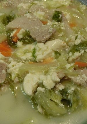 白菜・豚肉・豆腐のうま煮、昆布茶味-レシピのメイン写真