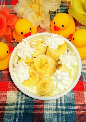 バナナ ホイップ ヨーグルト♥-レシピのメイン写真