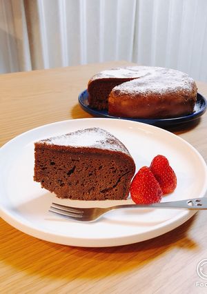 炊飯器de簡単！ガトーショコラ♡-レシピのメイン写真