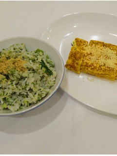 干しエビとチーズ、小松菜の卵焼き-レシピのメイン写真
