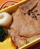 豚ロース薄切りで、やわらか豚丼弁当