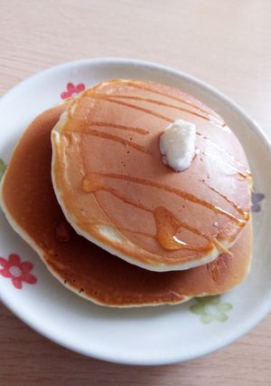 ☆冷めても美味！ふわふわホットケーキ☆-レシピのメイン写真