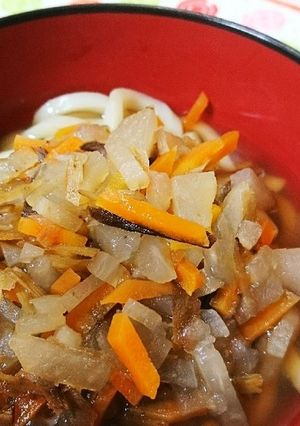 あったか♪豚汁風おうどん-レシピのメイン写真