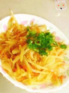 中華風★シャッキリじゃがいものキンピラ-レシピのメイン写真
