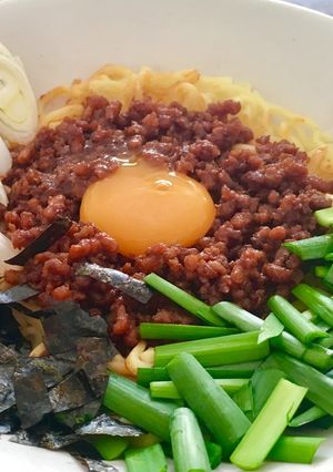 パンチの効いたベジミートの台湾風まぜそば-レシピのメイン写真