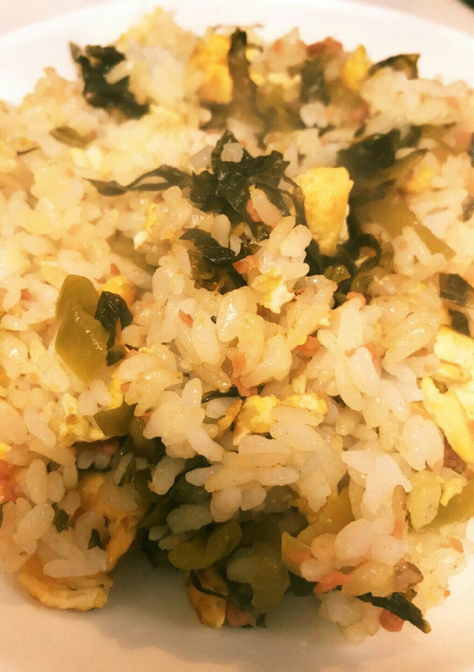 高菜と鮭フレークの炒飯-レシピのメイン写真