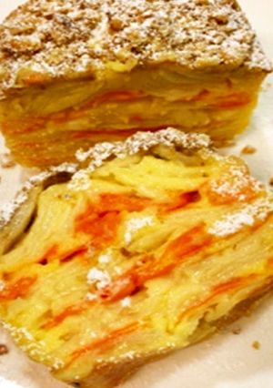人参とりんごのミルフィーユケーキ-レシピのメイン写真