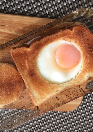 目玉焼きトースト-レシピのメイン写真