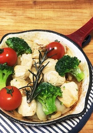 野菜たっぷりヘルシーグリルチキン-レシピのメイン写真