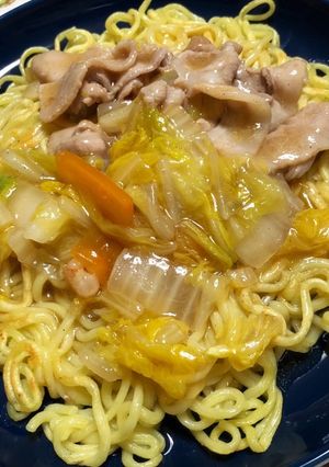 餡掛けかた焼きそば-レシピのメイン写真